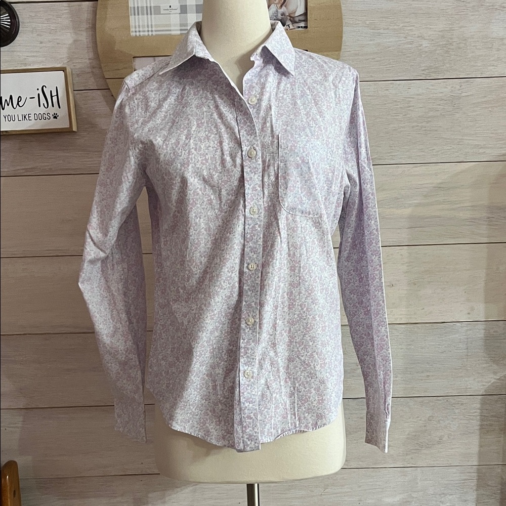 L.L. Bean Women's Light Pink Button Down Shirt XS